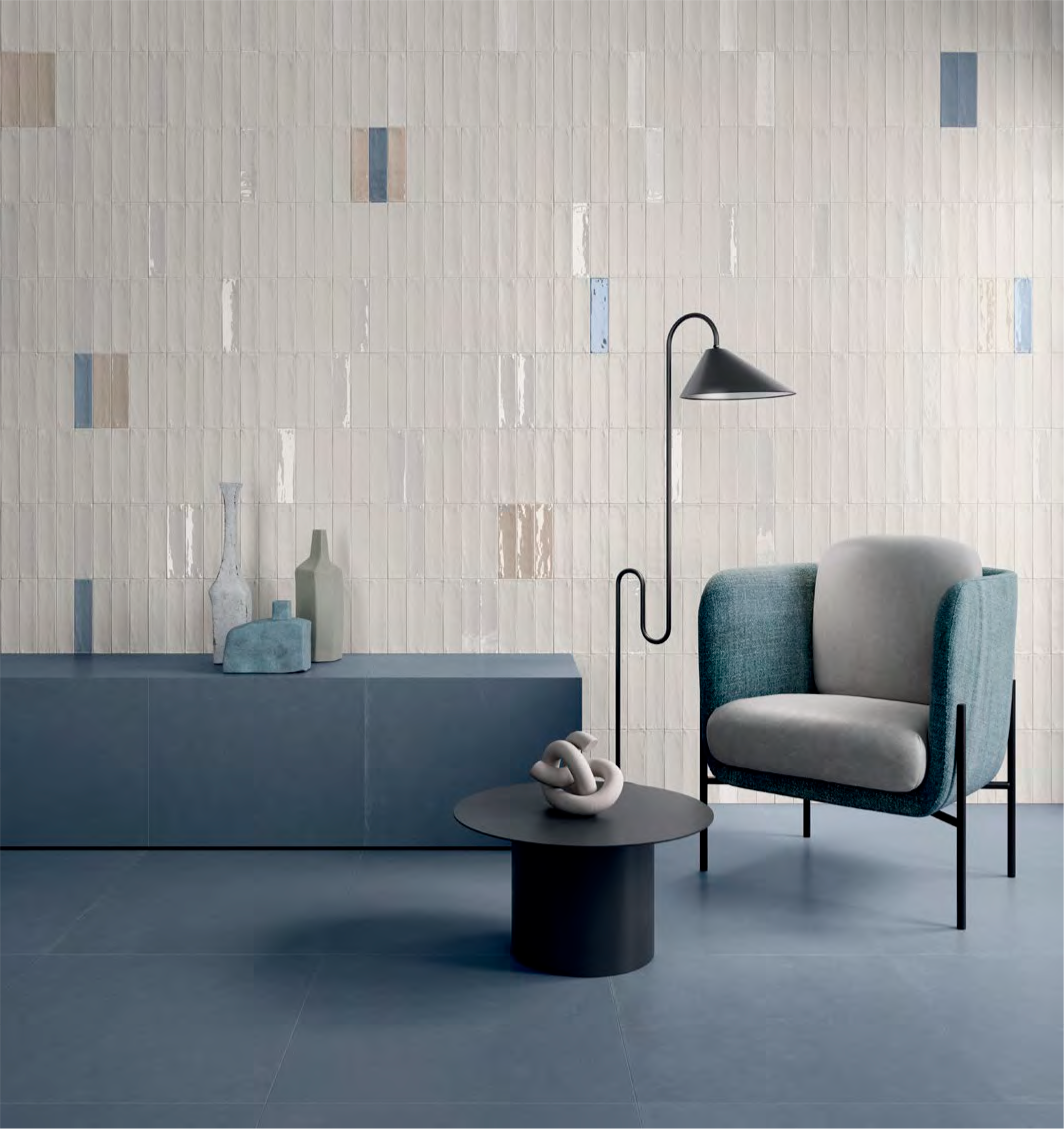 Керамогранит BATTISCOPA BLU AVIO NATURALE 4,6x80 9,5мм