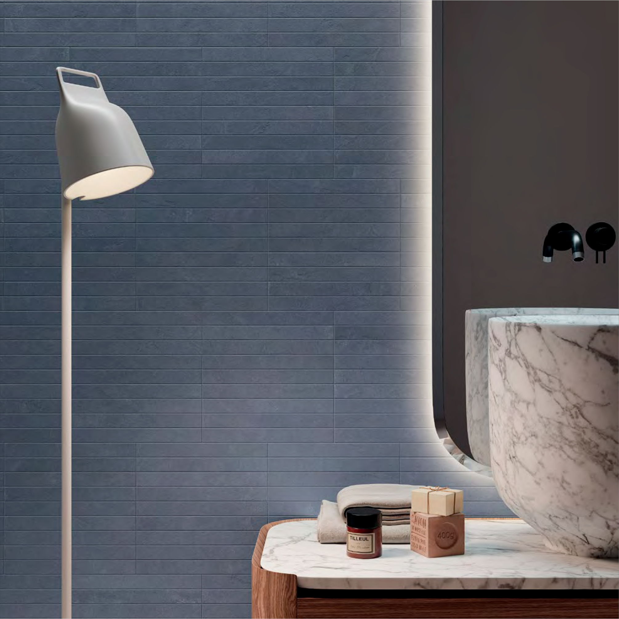 Керамогранит BATTISCOPA BLU AVIO NATURALE 4,6x80 9,5мм