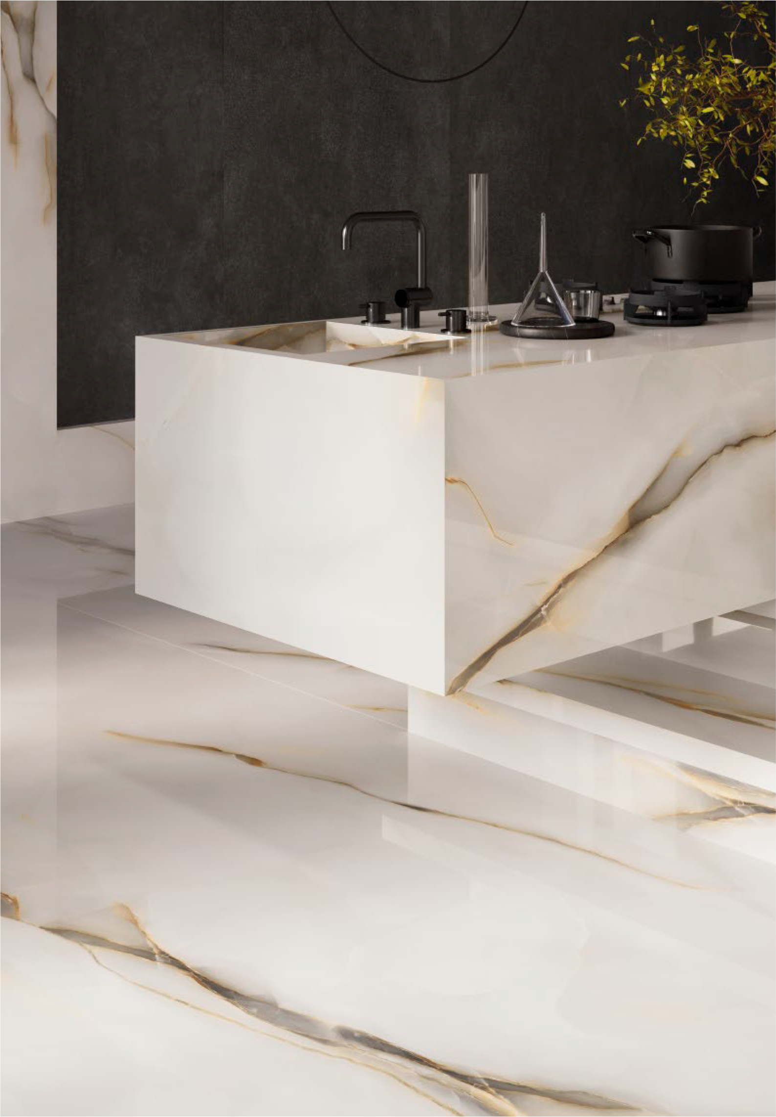 Керамогранит Onyx Perla Silktech 60x120 9мм