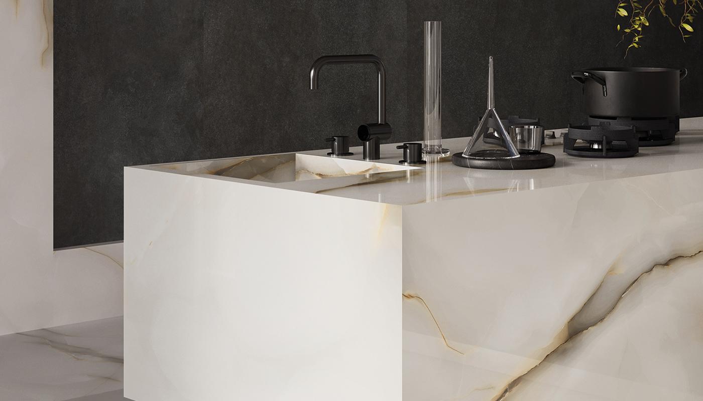 Керамогранит Onyx Perla Silktech 60x120 9мм