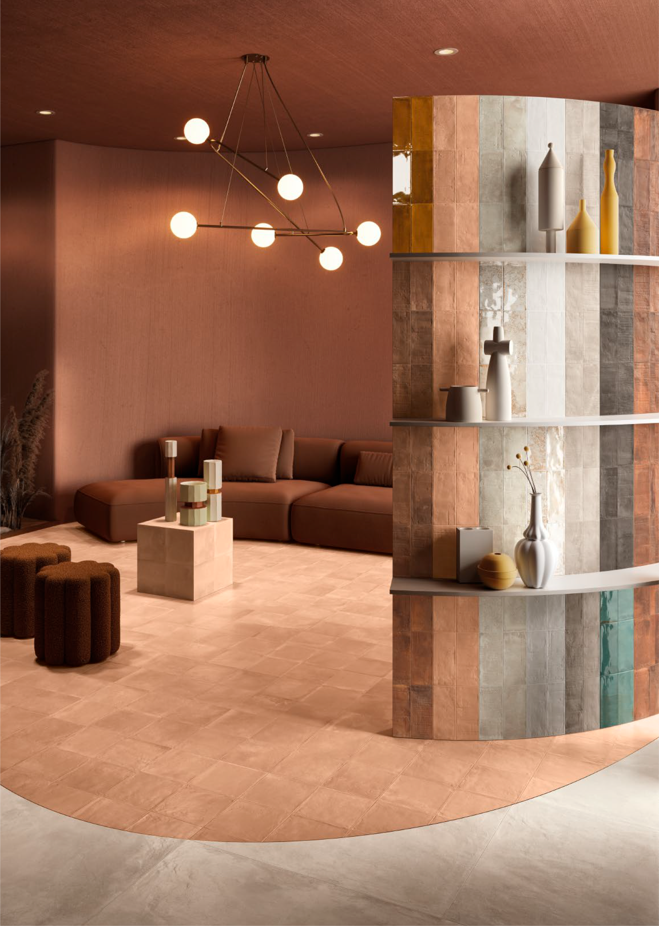 Керамогранит Bianco Assoluto Brick Naturale 7,5x20 9,5мм